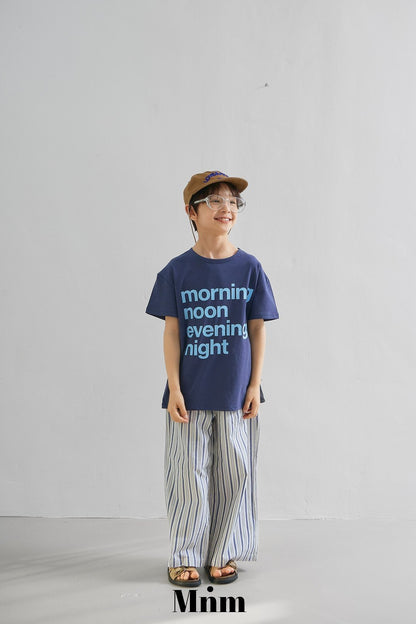 【予約】combi stripe pants / minimal S-JM 콤비