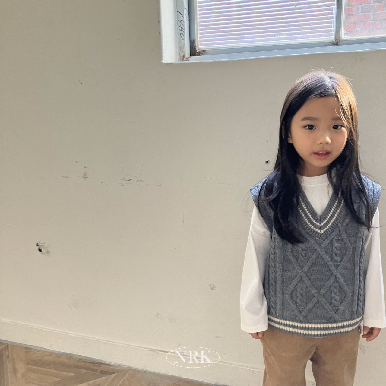 【予約】school look vest /  NRK (XS-4XL)　