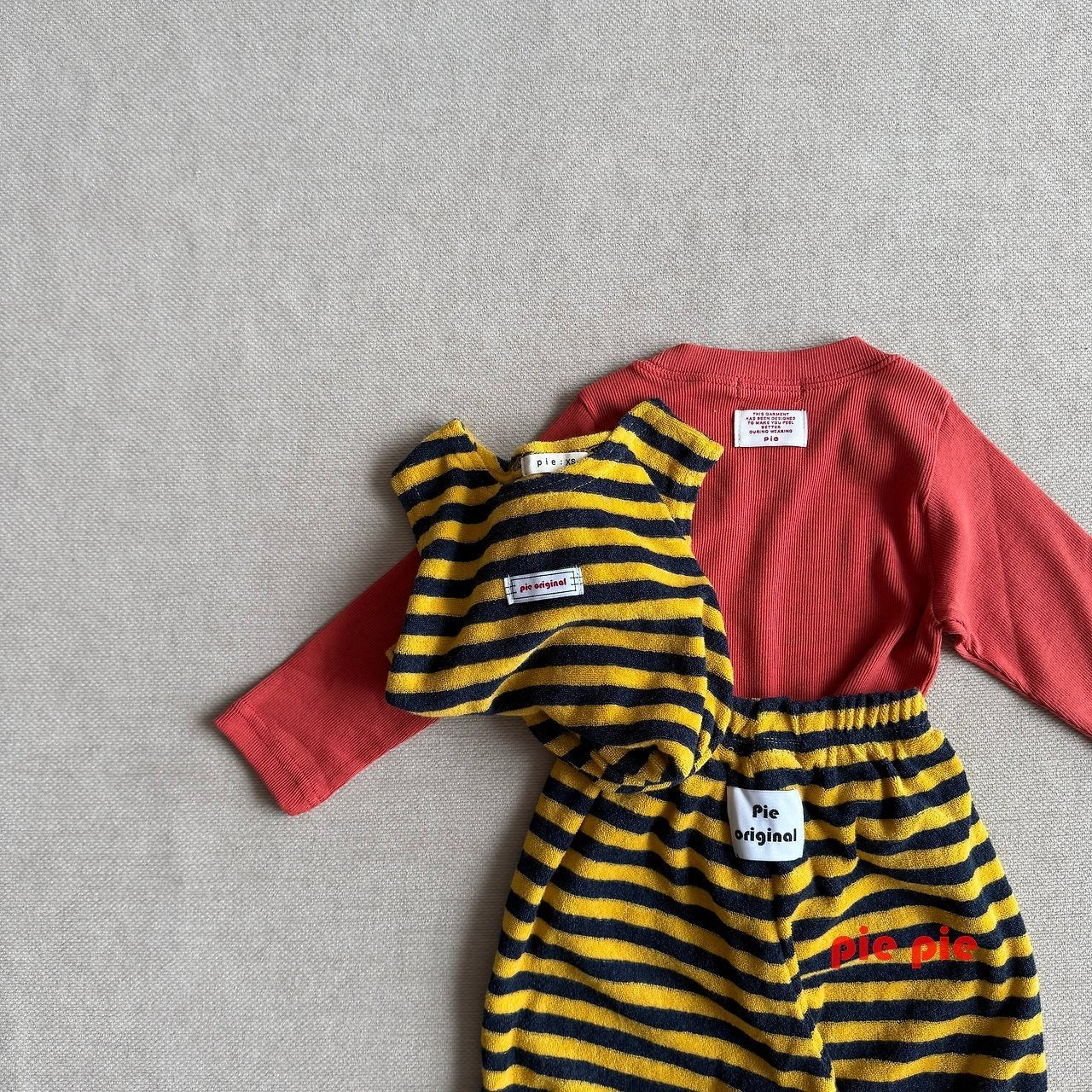 【予約】honeybee layered vest  / pie (XS-XL)