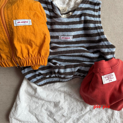 【予約】honeybee layered vest  / pie (XS-XL)