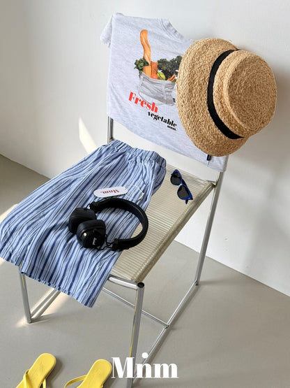 【予約】combi stripe pants / minimal S-JM 콤비