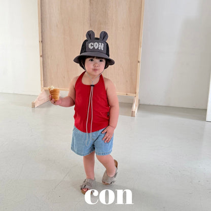 【予約】bear bucket hat / con