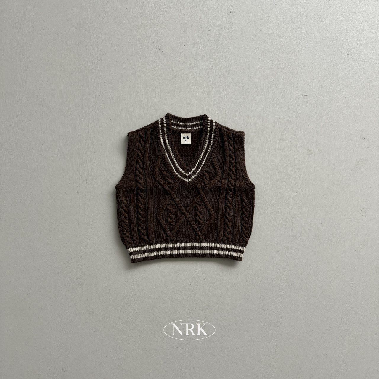 【予約】school look vest /  NRK (XS-4XL)　