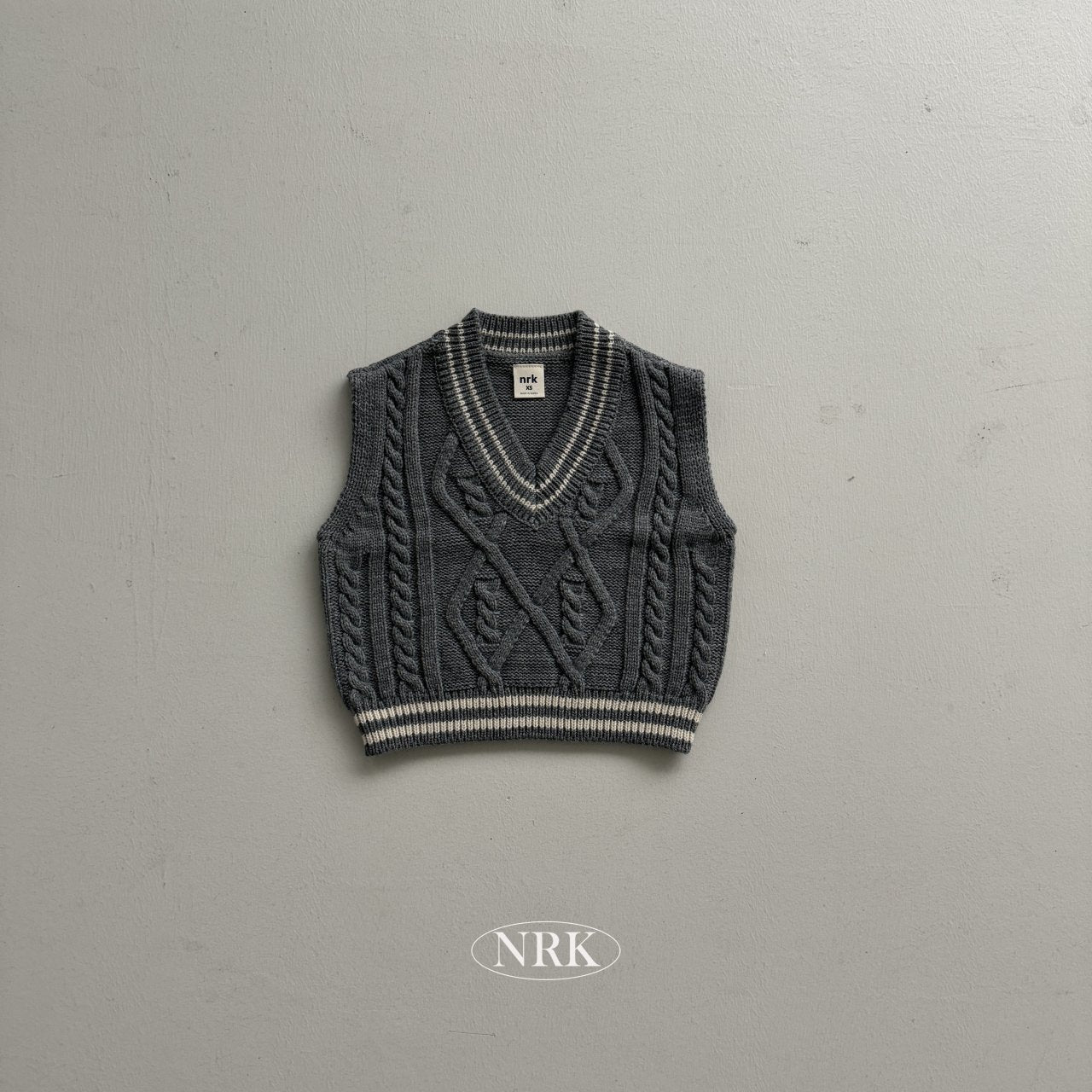 【予約】school look vest /  NRK (XS-4XL)　
