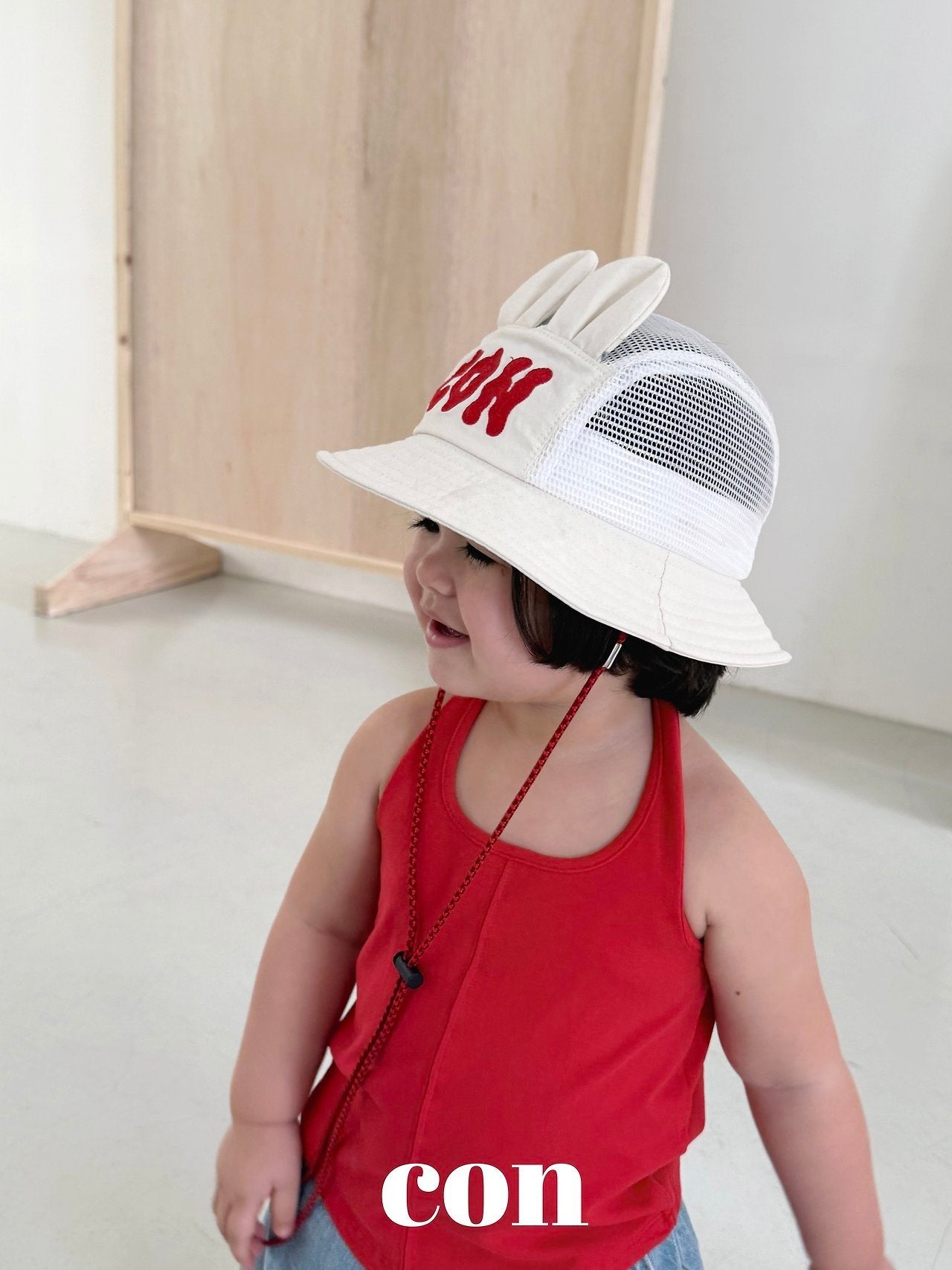 【予約】bear bucket hat / con