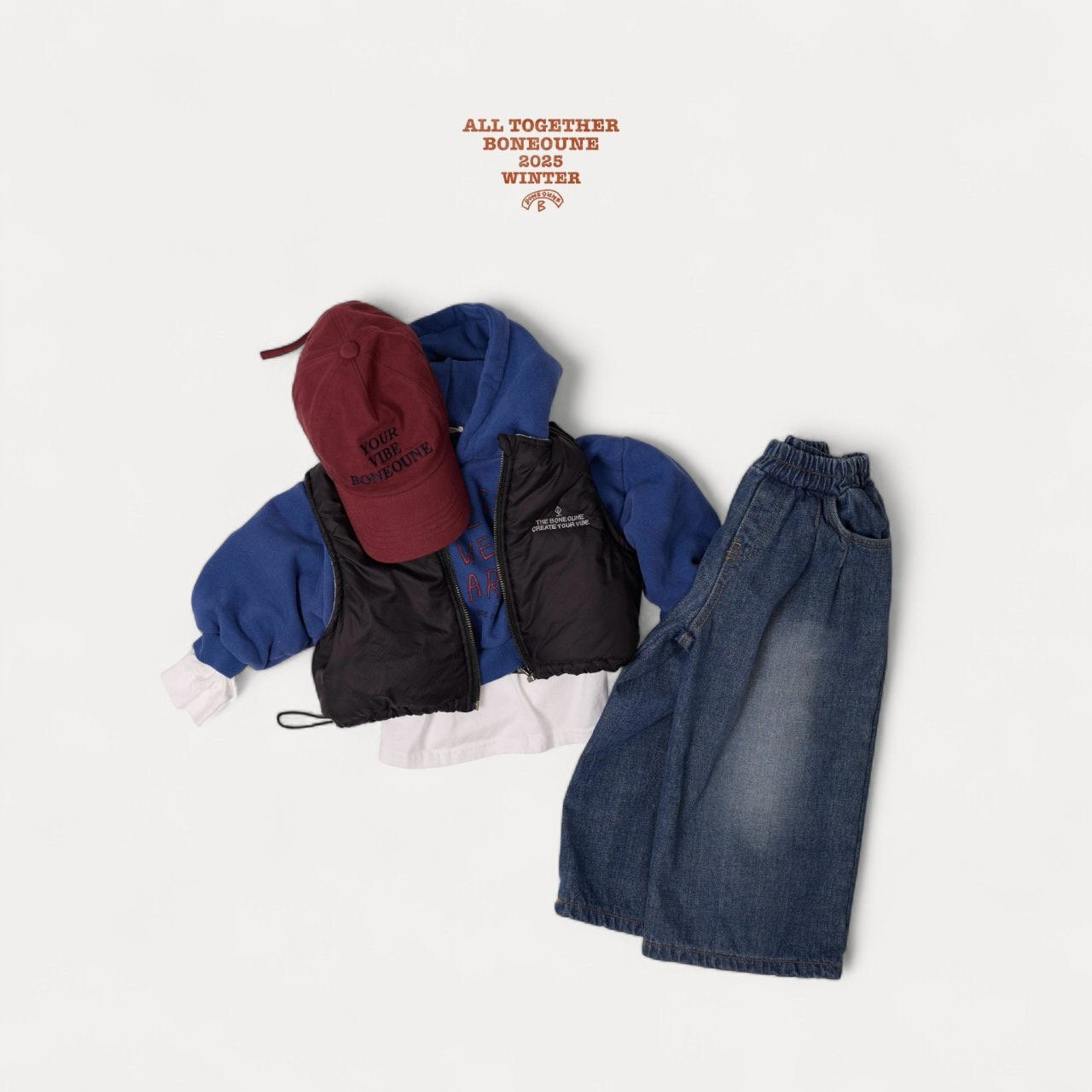 【予約】crop vest  / boneoune (XS-JL)