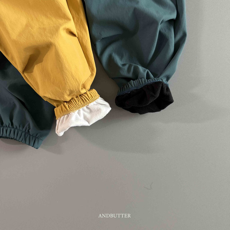 【予約】Anorak Bonding Pants  /  andbutter (S-JM)