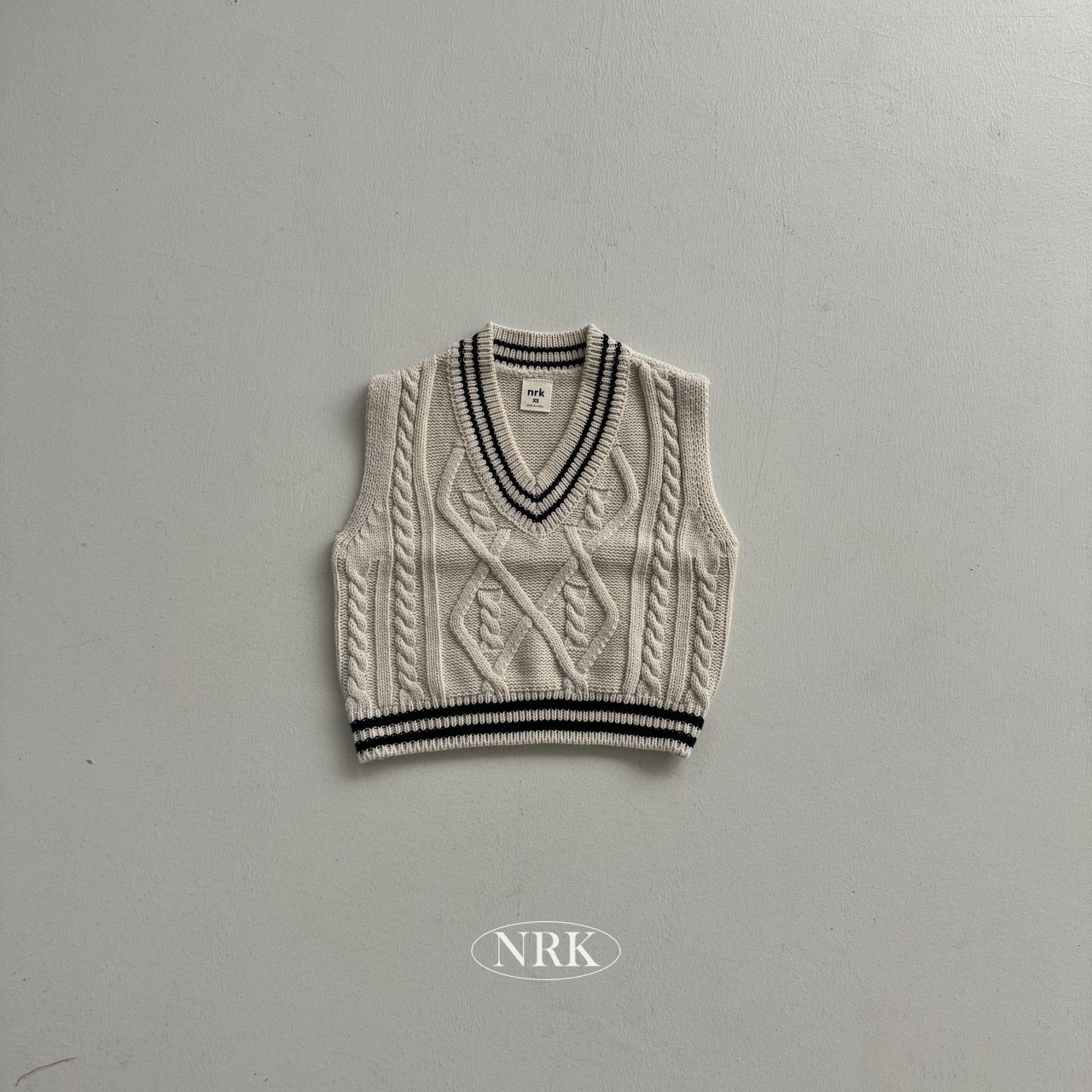 【予約】school look vest /  NRK (XS-4XL)　