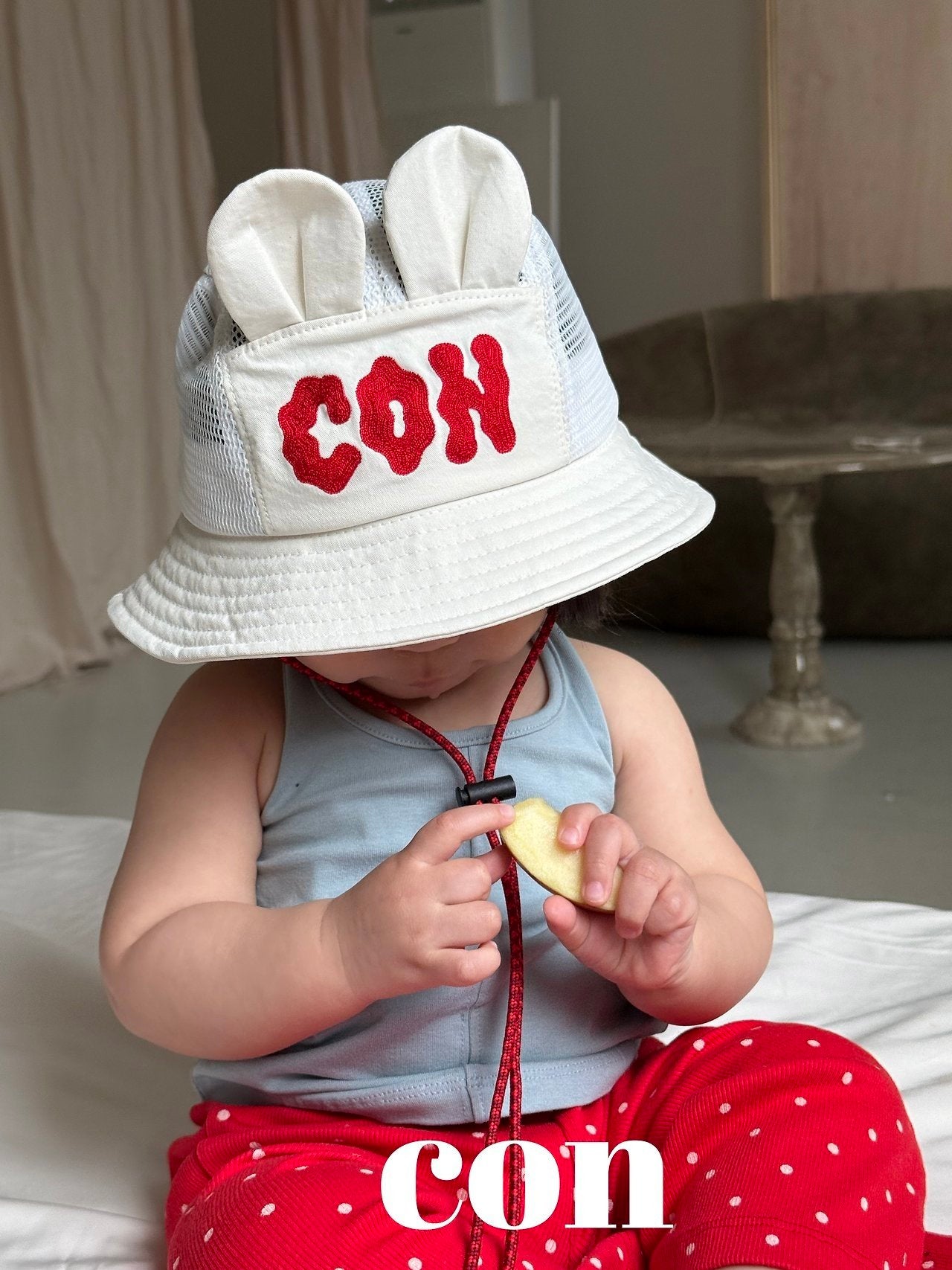 【予約】bear bucket hat / con