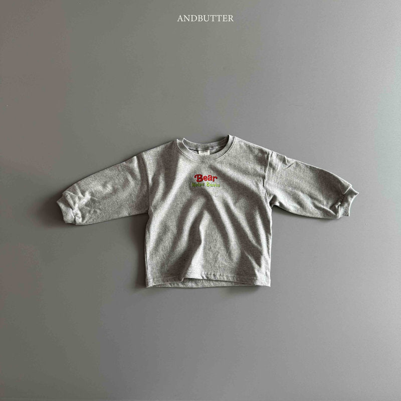 【予約】Santa Bear Tee /  andbutter (S-JM)