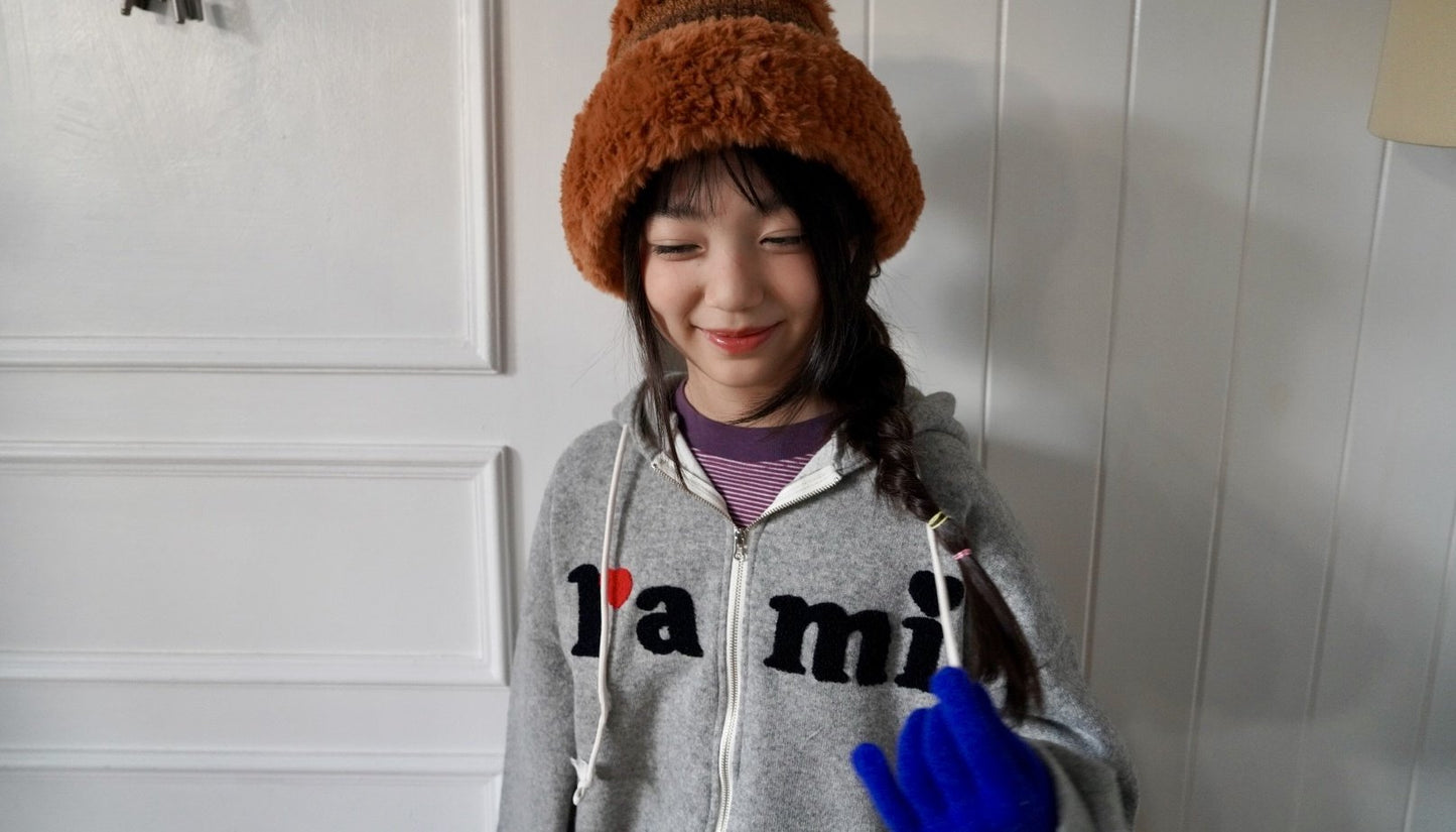 【予約】rami hood zip up / ramijini (S-JM)