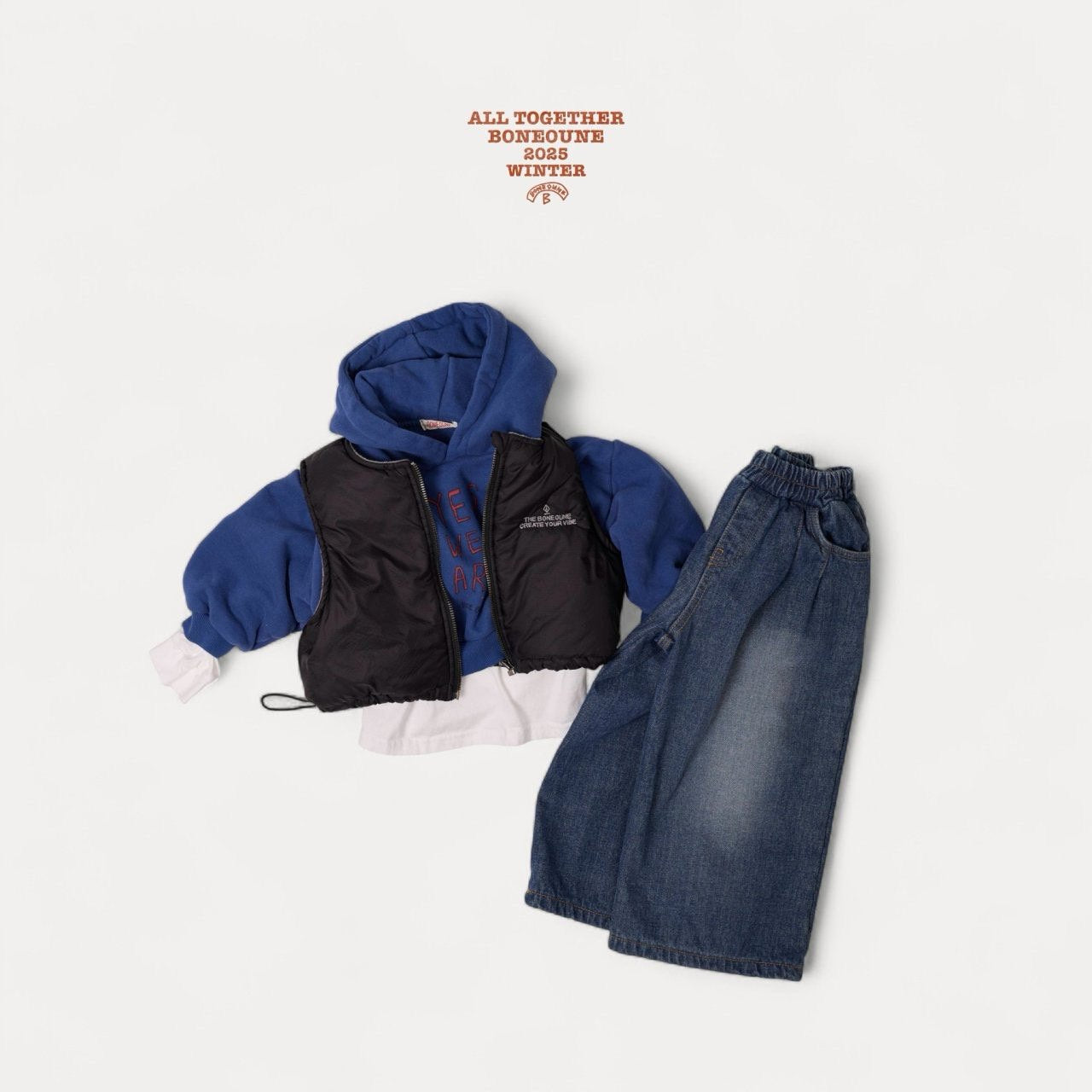 【予約】YES crop hoodie  / boneoune (XS-JL)