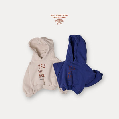 【予約】YES crop hoodie  / boneoune (XS-JL)
