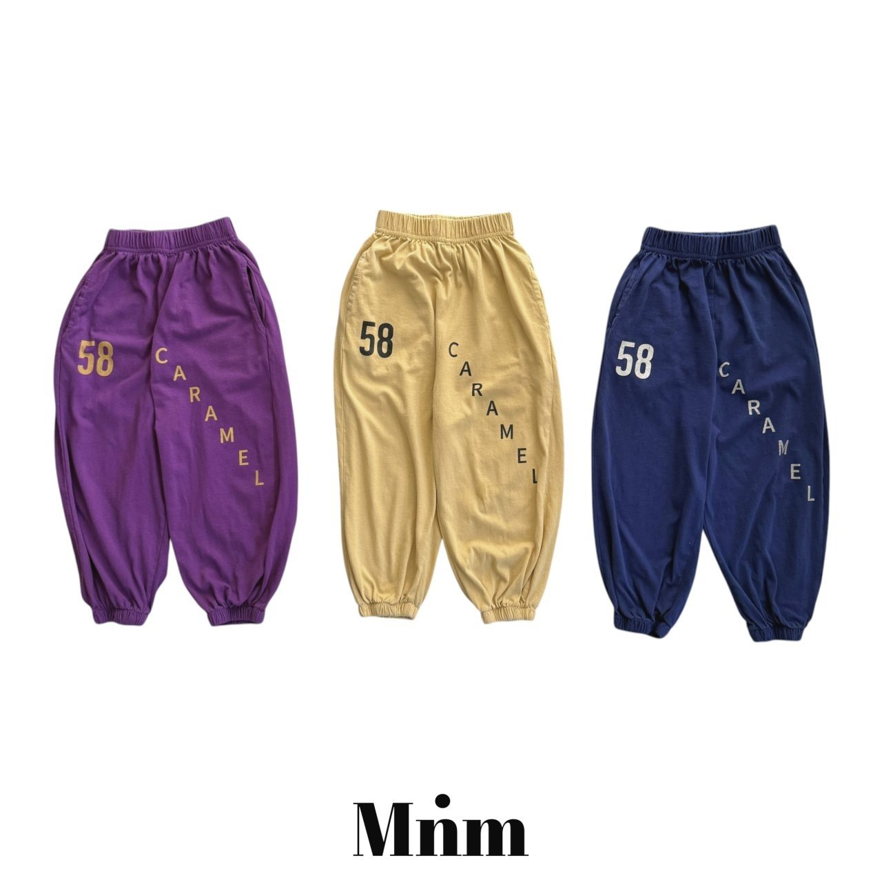 【予約】caramel jogger pants / minimal S-JM