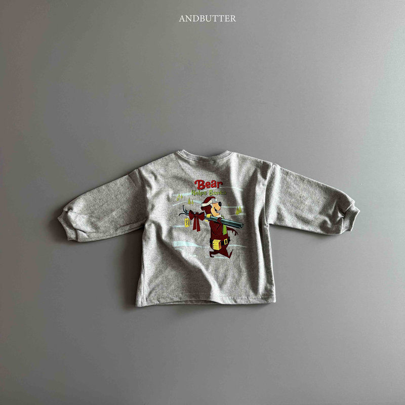 【予約】Santa Bear Tee /  andbutter (S-JM)