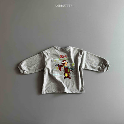 【予約】Santa Bear Tee /  andbutter (S-JM)