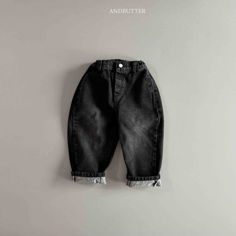 【予約】Modern Curved Denim  /  andbutter (S-JM)