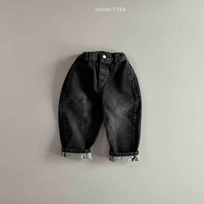 【予約】Modern Curved Denim  /  andbutter (S-JM)