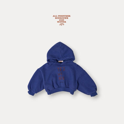 【予約】YES crop hoodie  / boneoune (XS-JL)