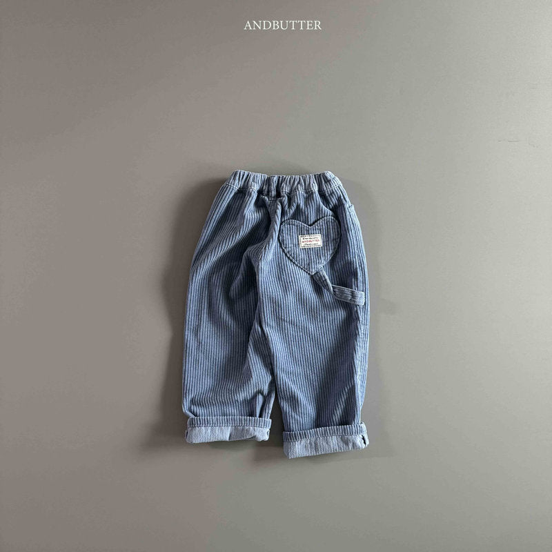 【予約】Love Ring Corduroy Pants  /  andbutter (S-JM)
