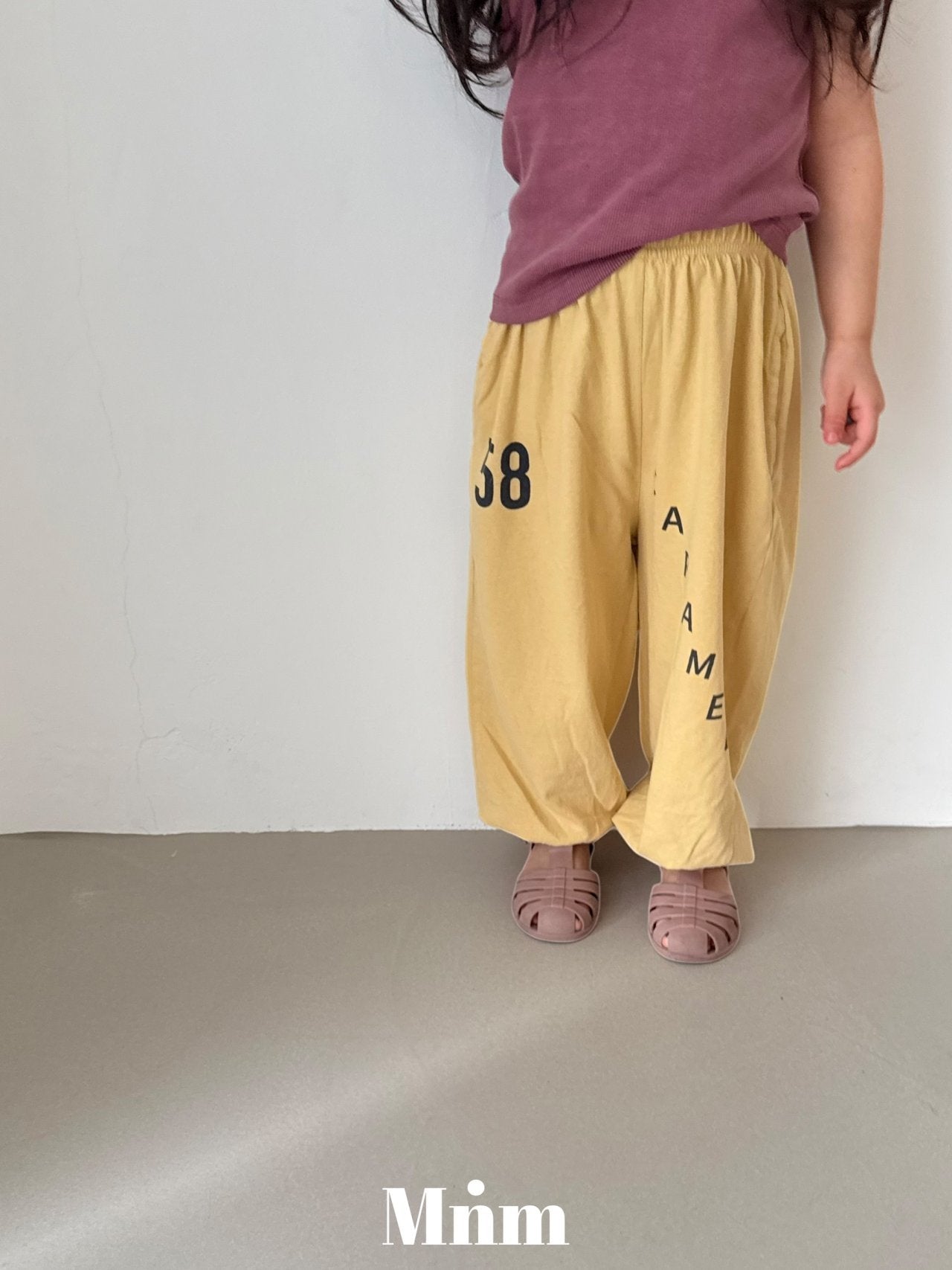 【予約】caramel jogger pants / minimal S-JM