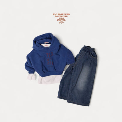 【予約】YES crop hoodie  / boneoune (XS-JL)