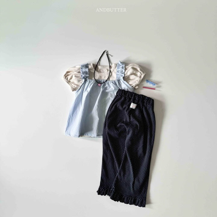 【予約】Shirring sleeveless  / andbutter(S-JM)