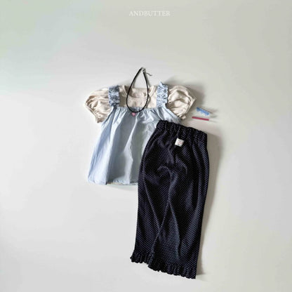【予約】Shirring sleeveless  / andbutter(S-JM)
