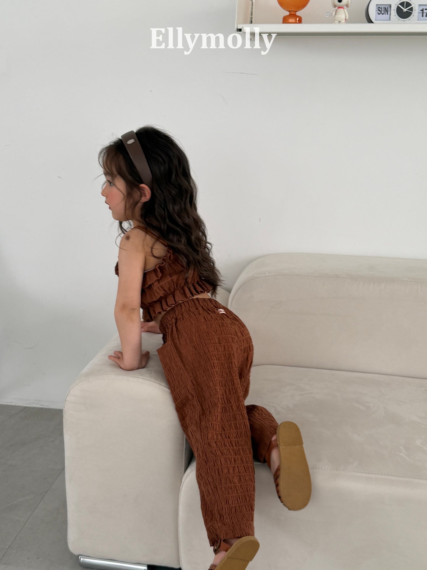 【予約】popcorn wide pants / ellymolly5-15号마