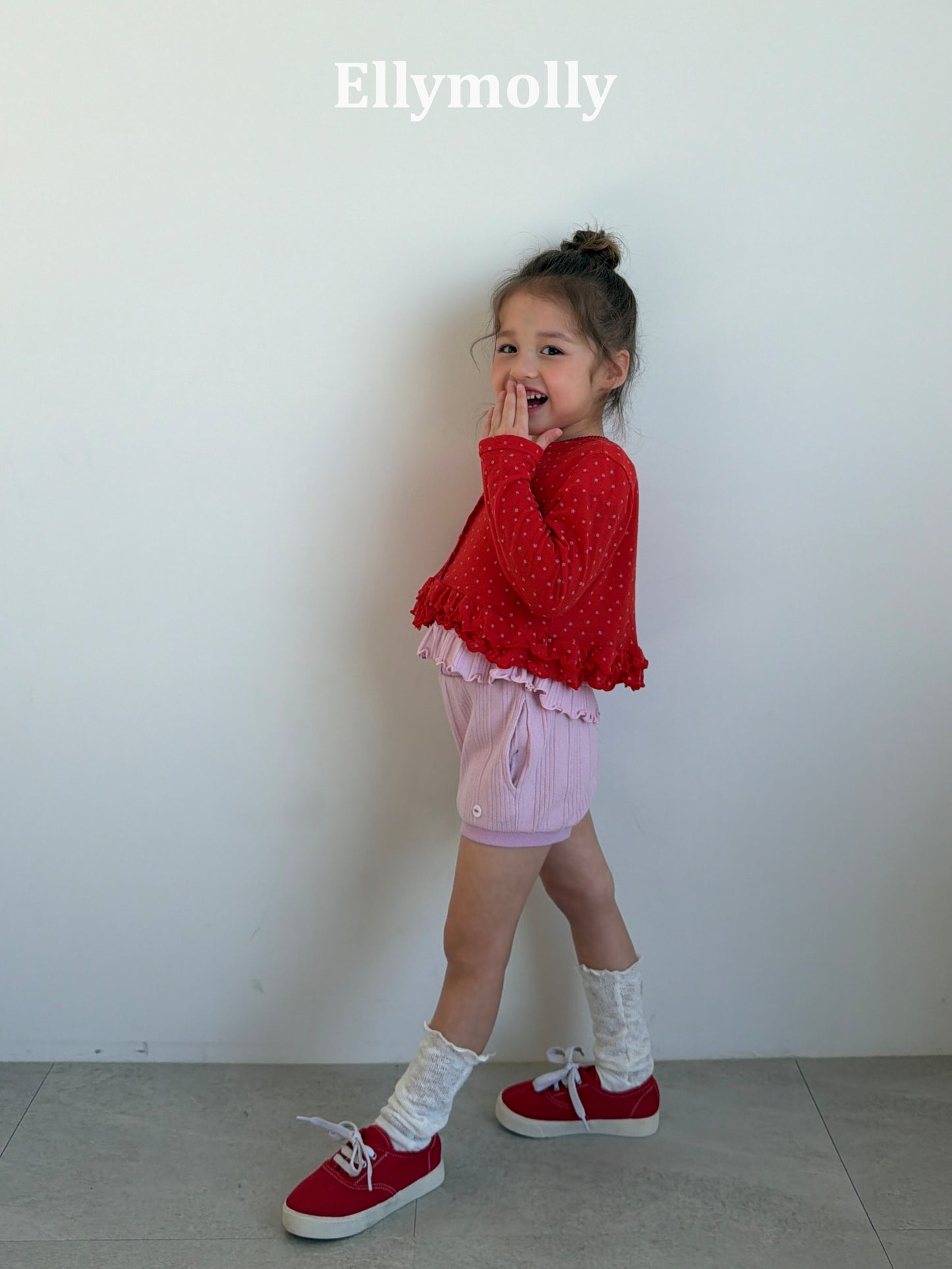 【予約】days frill cardigan / ellymolly5-15号 데이즈 프릴