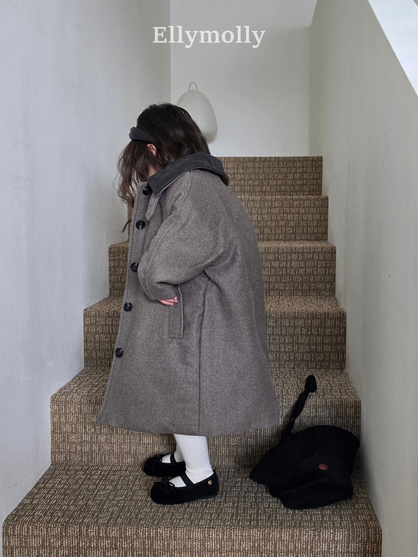 【予約】fine wool long coat / ellymolly (5-19号)