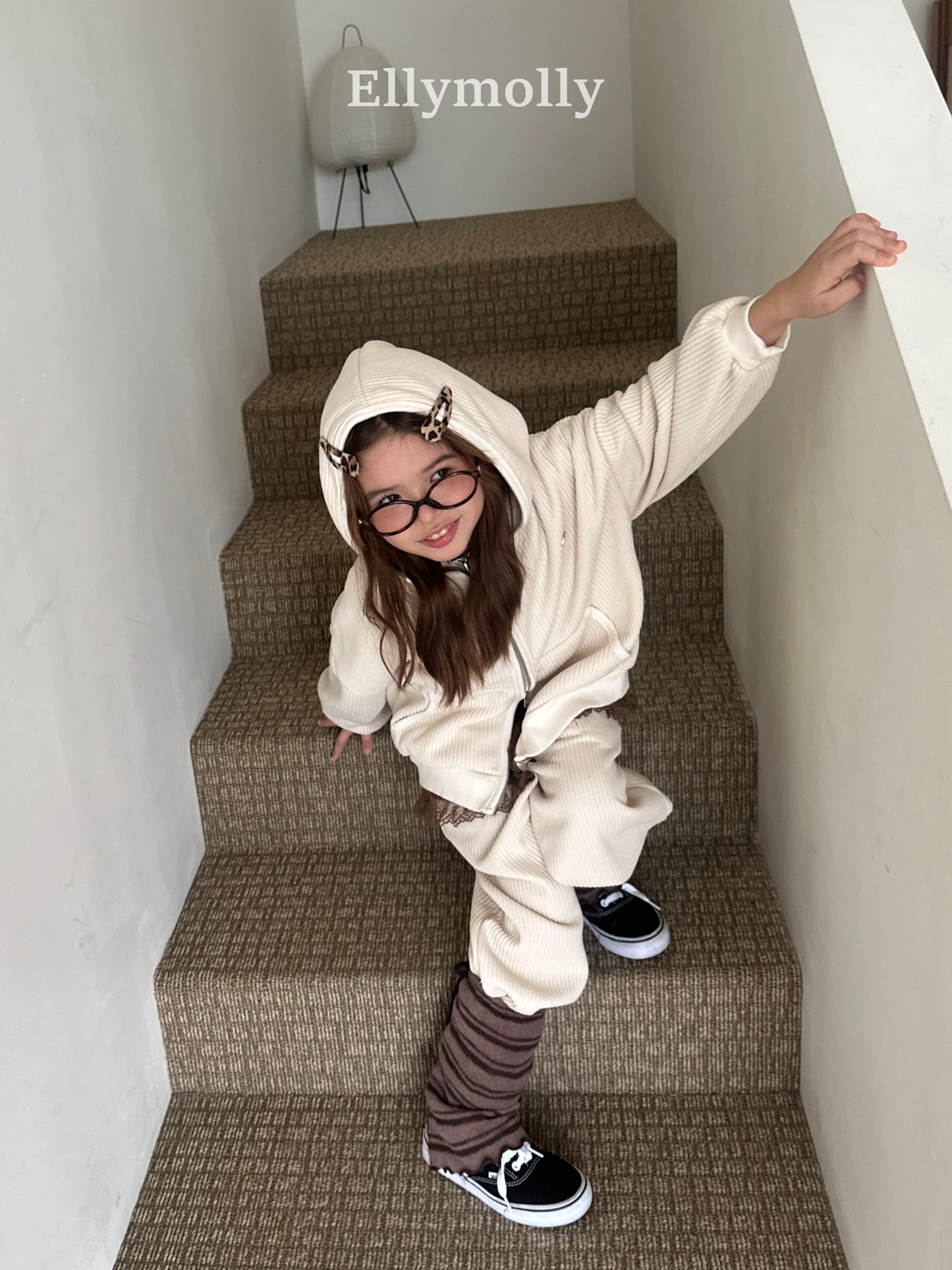 【予約】heart border warmer  / ellymolly