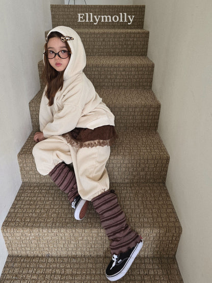 【予約】cozy rib hood zipup/ ellymolly (5-19号)