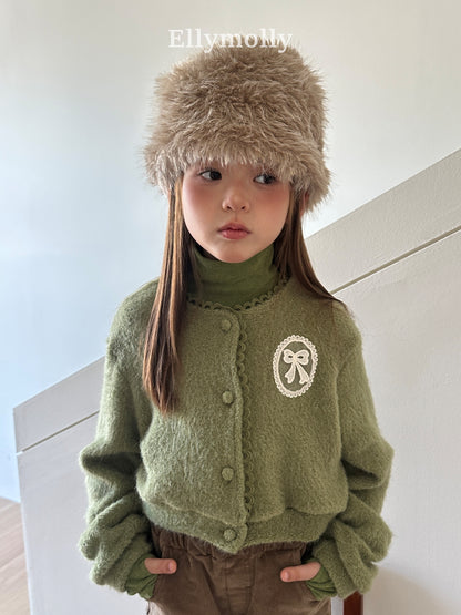 【予約】Fuzzy hug cardigan / ellymolly (5-19号)
