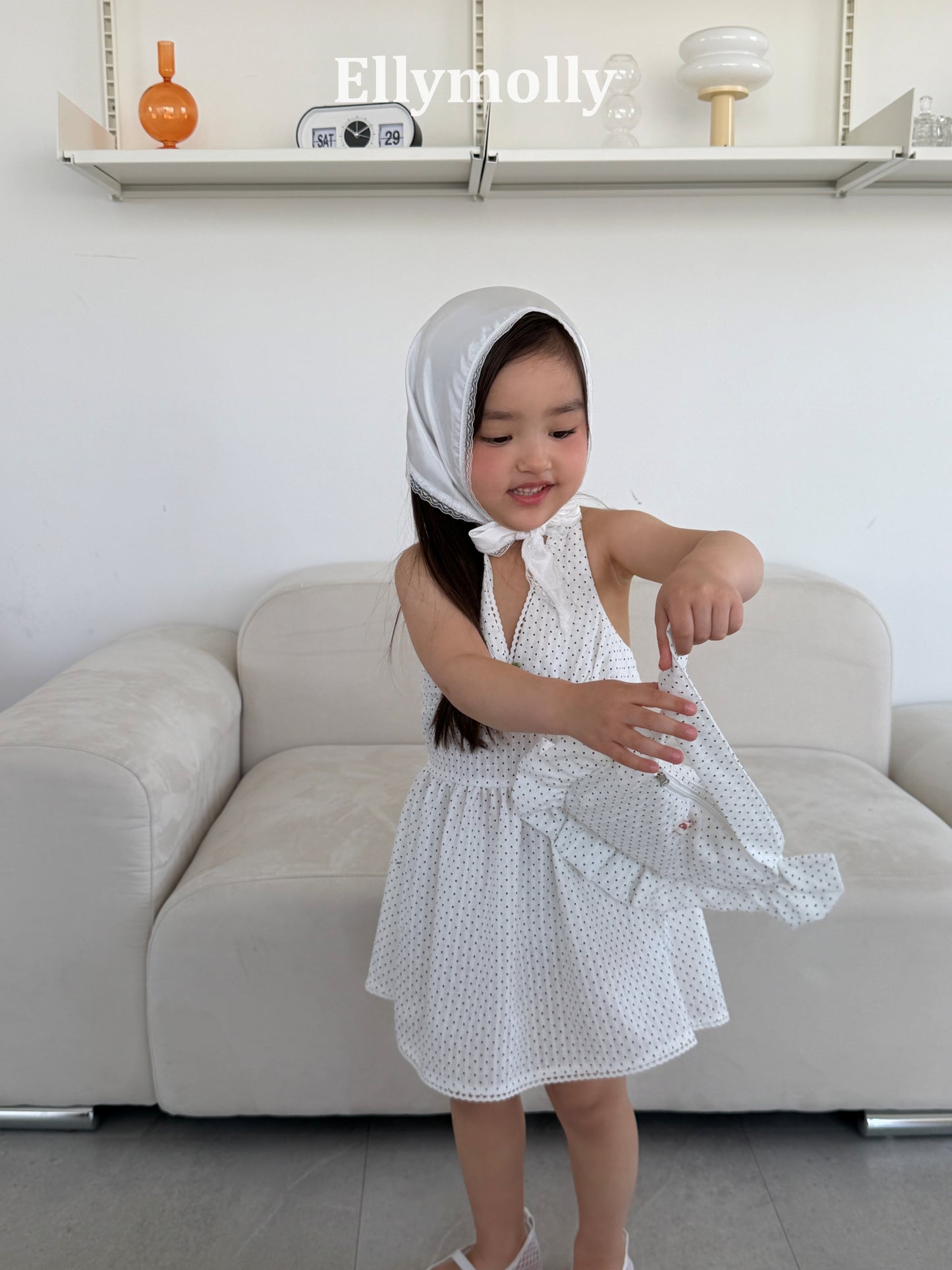 【予約】dot halter one-piece / ellymolly5-15号