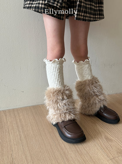 【予約】rib slub socks  / ellymolly