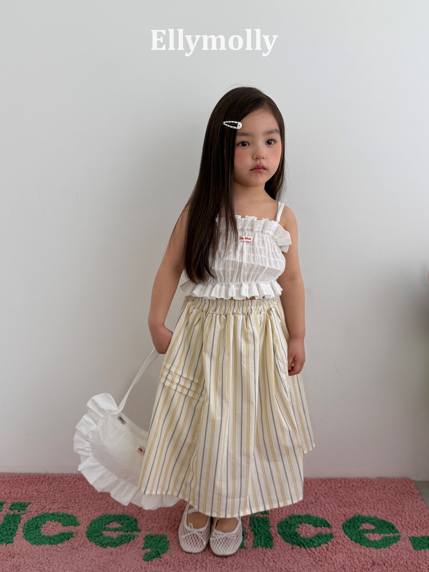 【予約】Blanche long skirt / ellymolly 5-15号 블랑쉬롱sk