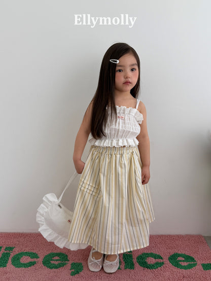 【予約】Blanche long skirt / ellymolly 5-15号 블랑쉬롱sk