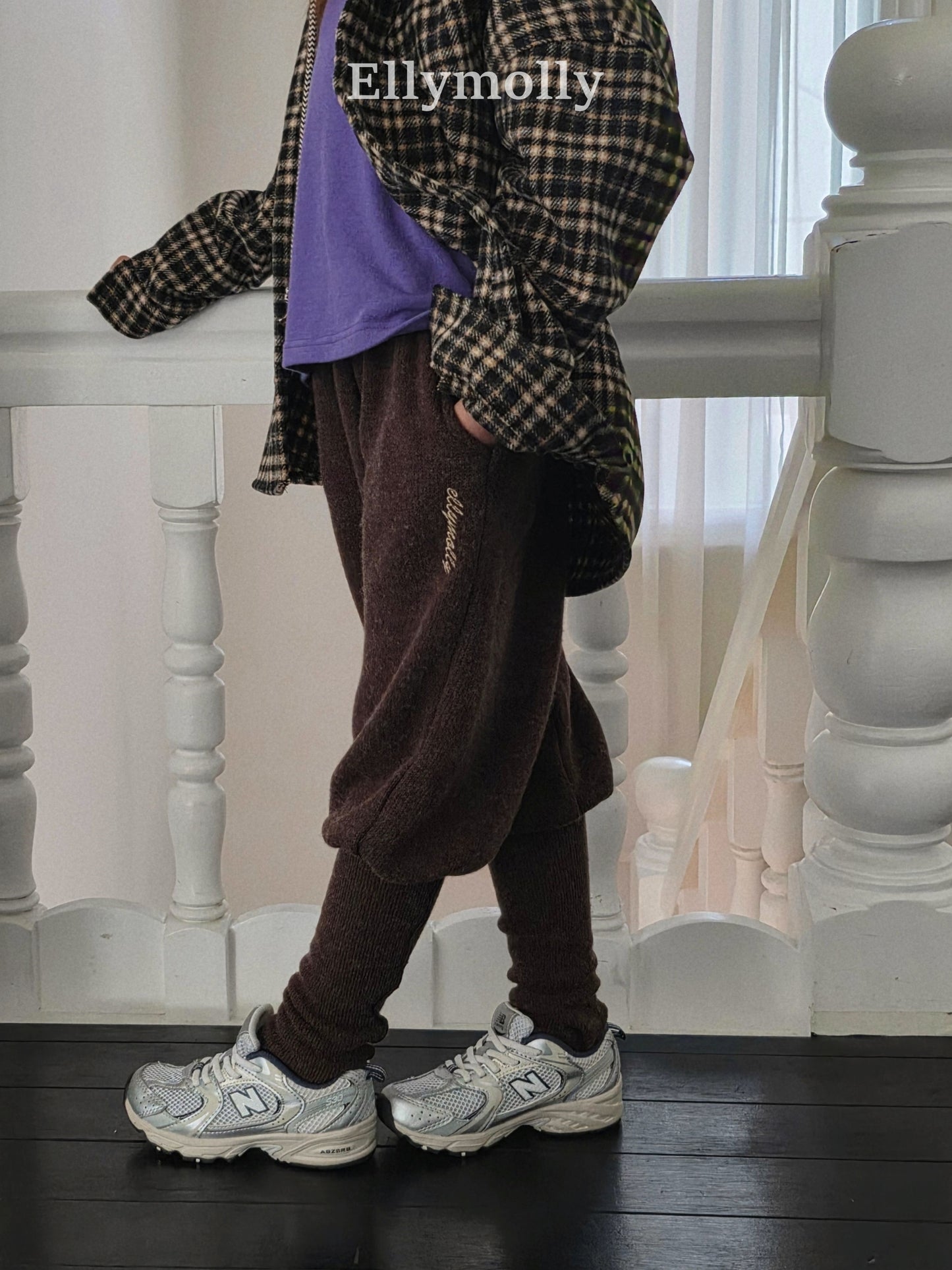 【予約】point warmer pants / ellymolly (5-19号)