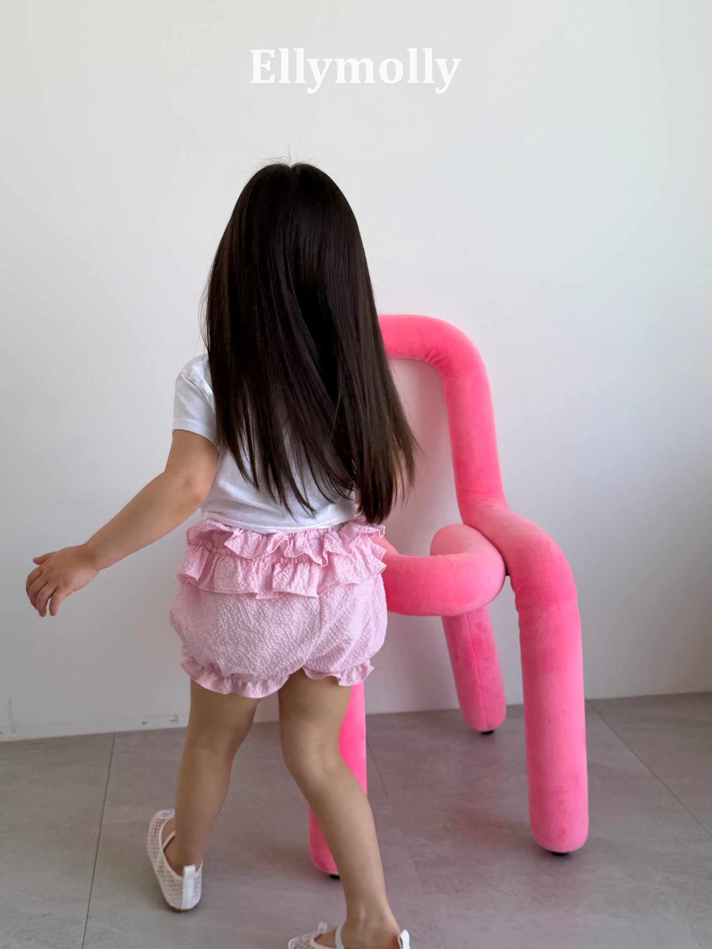 【予約】Petal Tiered Shorts / ellymolly 5-15号 페탈티어쇼츠