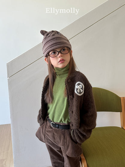 【予約】Fuzzy hug cardigan / ellymolly (5-19号)