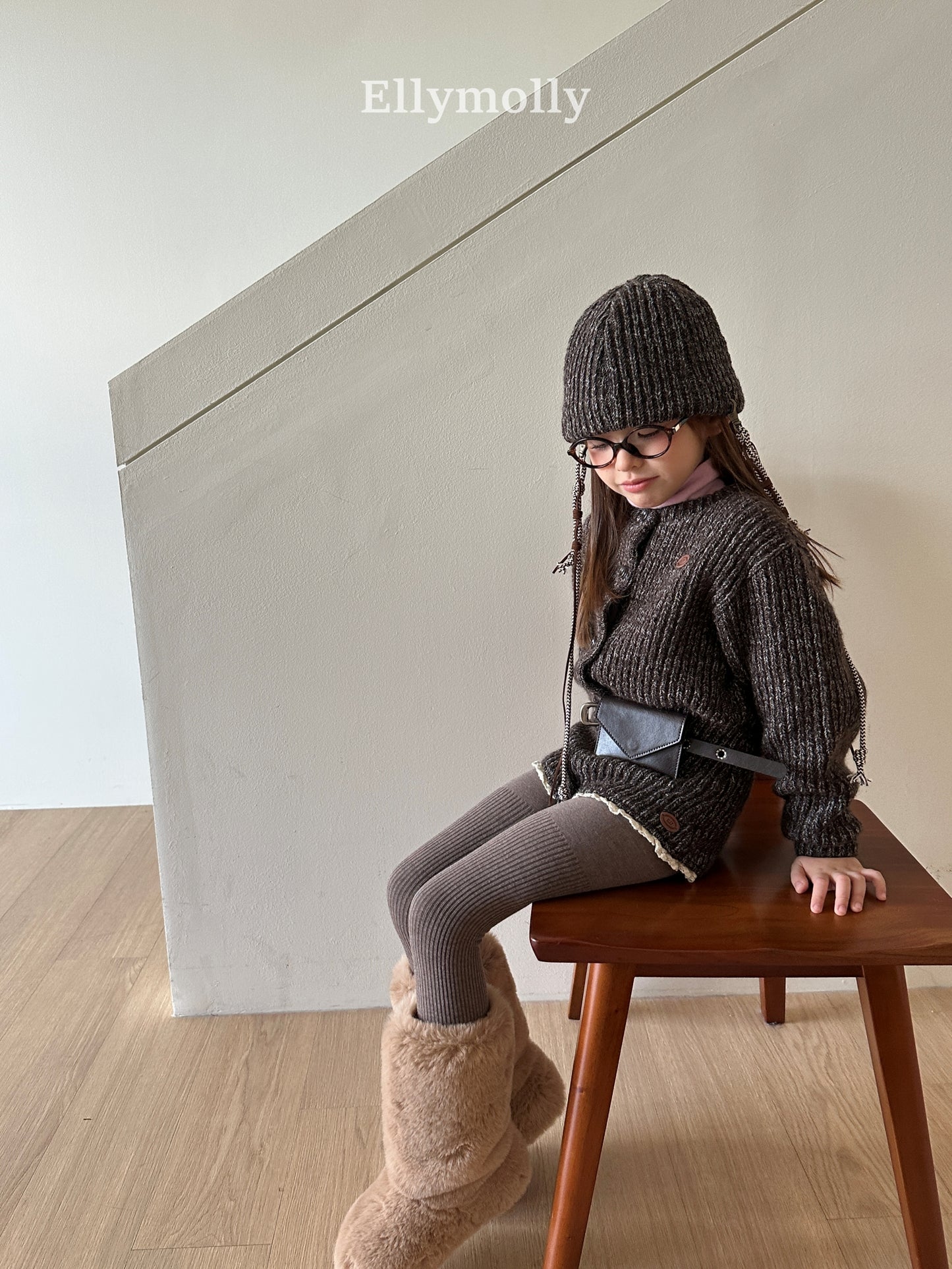 【予約】muffin wool knit pants / ellymolly (5-15号)