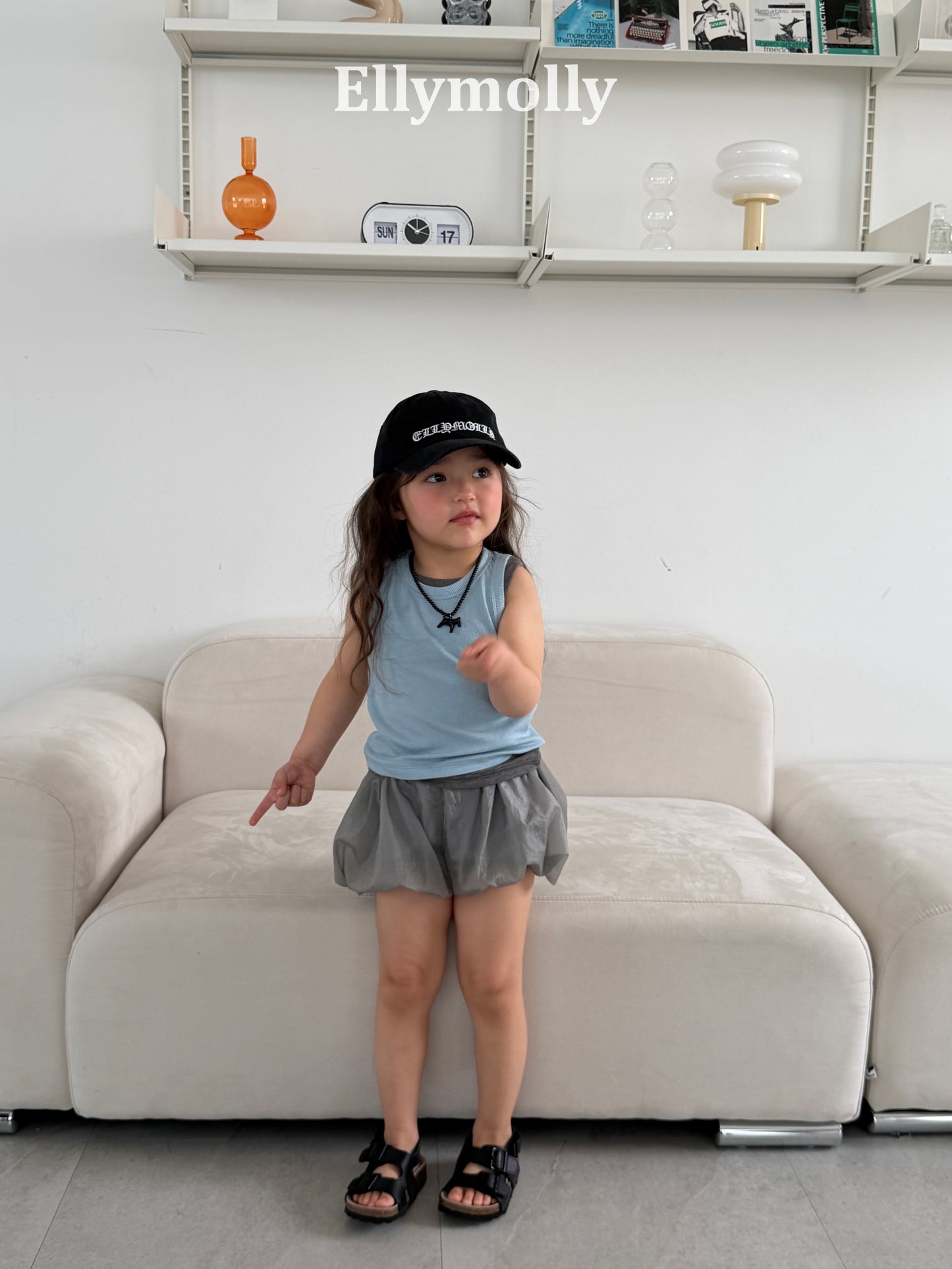 【予約】layered sleeveless / ellymolly(5-15号)슬라임 레이어드