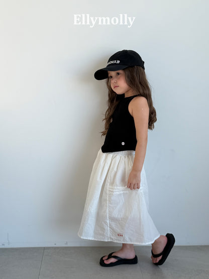 【予約】V cut sleeveless / ellymolly 5-15号클린 브이