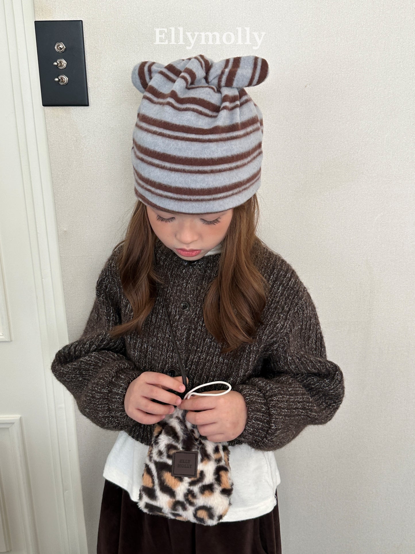 【予約】mongle fur mini bag  / ellymolly