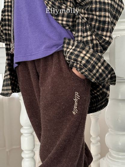 【予約】point warmer pants / ellymolly (5-19号)