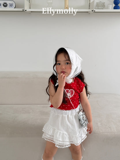 【予約】dot mimi shirring T / ellymolly5-15号