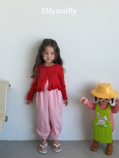 【予約】days frill cardigan / ellymolly5-15号 데이즈 프릴