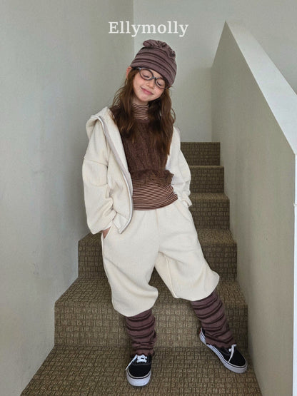 【予約】heart border warmer  / ellymolly