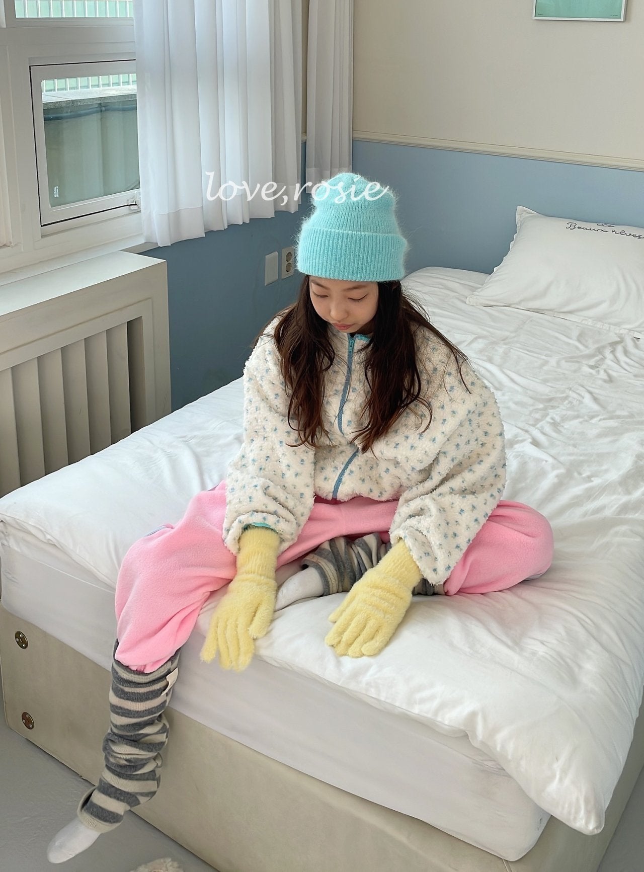 【予約】flower boa jumper  / love rosie (L-3XL,adult)